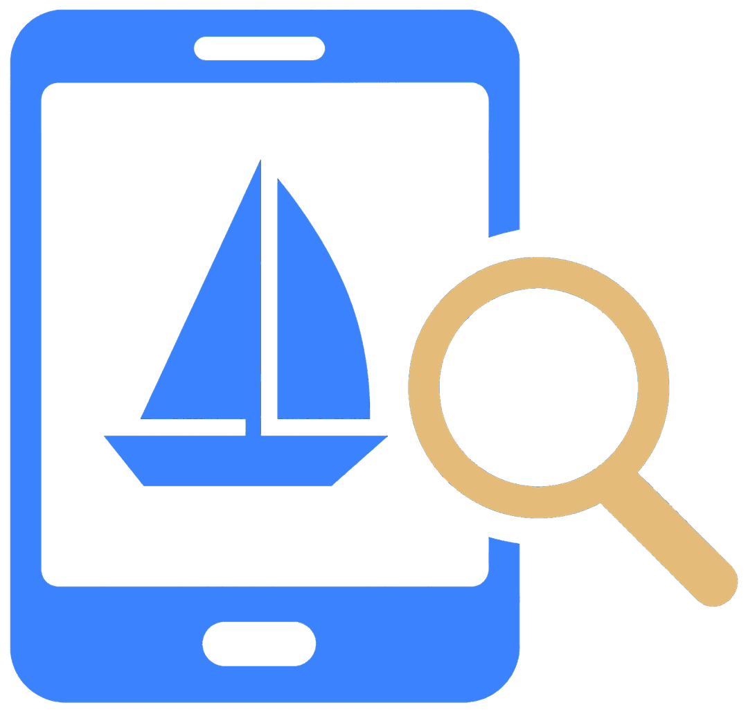BoatPartFinder search and sailboat mark