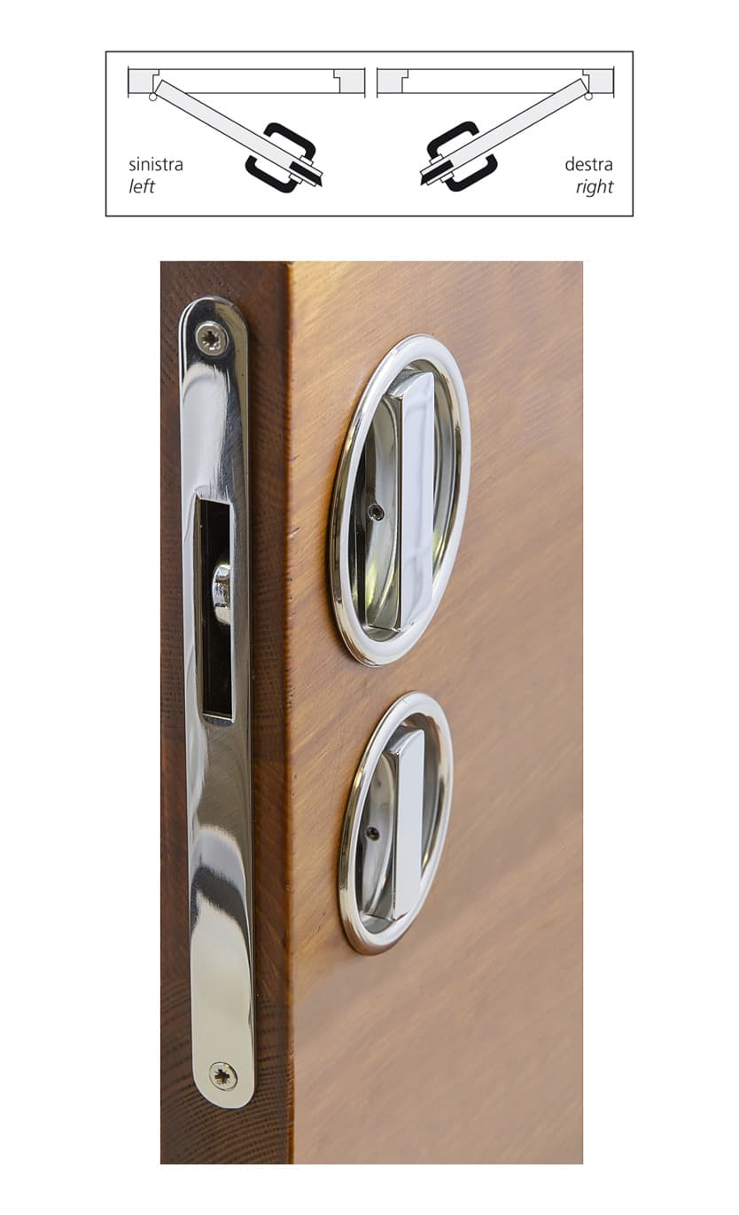 NAUTA FLUSH-SLIDING LOCKSET - Image 1