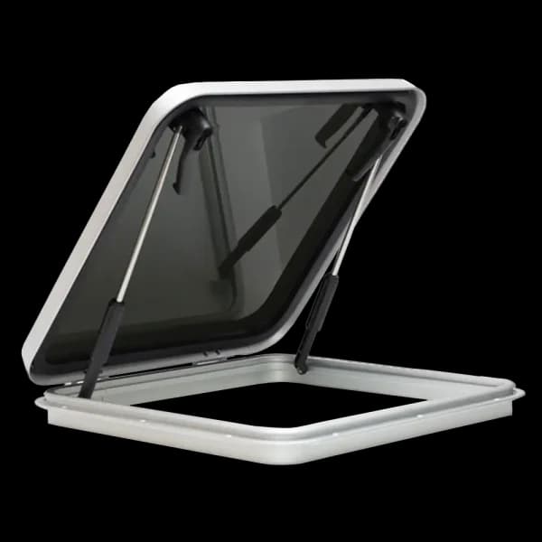 Bomar 2000 Series High Profile 14 1/16″ x 14 1/16″ Square Extruded Aluminum Hatch - Image 1