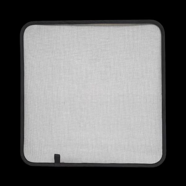 Bomar 2000 Series Extruded 2039-10A Square Hatch Sewn Screen - Color: Black | Screen Size: Oversized - Image 1