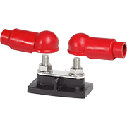 PowerBar Dual BusBar - Two 3/8"-16 Stud and Insulators - Image 1