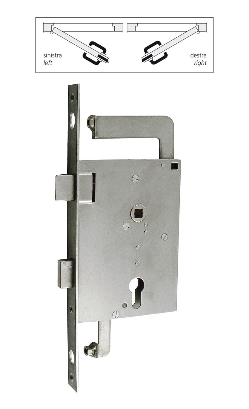 Lock with 3 locking points for double doors A60/A0 - Image 1