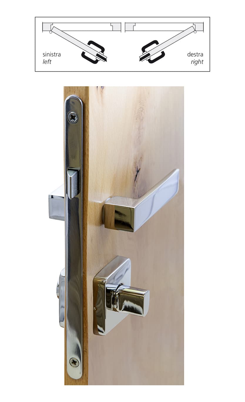NAUTA Q-SHOWER SLAM BLOCK LOCKSET - Image 1