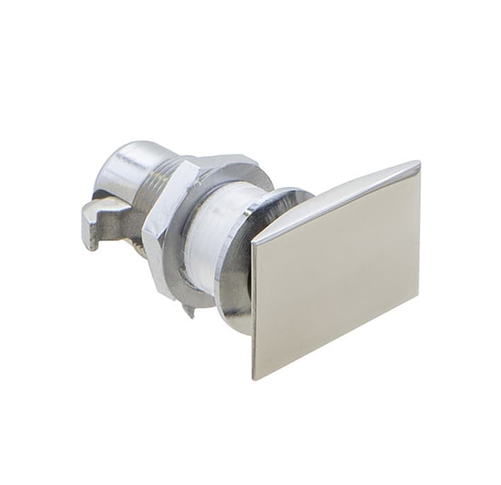 FLUSH LOCK W.STRIKER – 24X36MM BUTTON - Image 1
