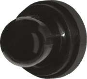 Push Button Reset Only Circuit Breaker Boot - Black - Image 1
