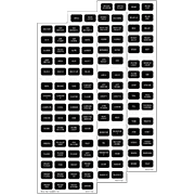 Black 180 Label Set - Emergency Vehicles - Image 1