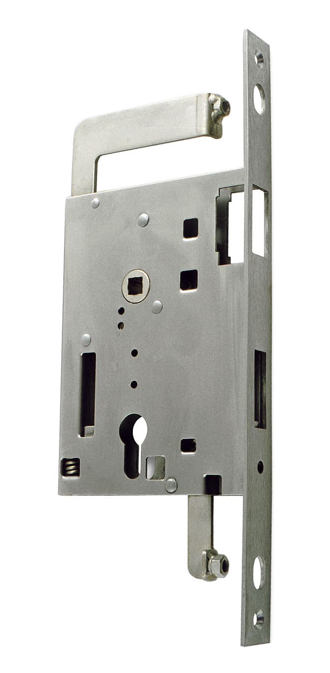 Lock with 2 vertical locking points for double doors A60/A0 - Image 1