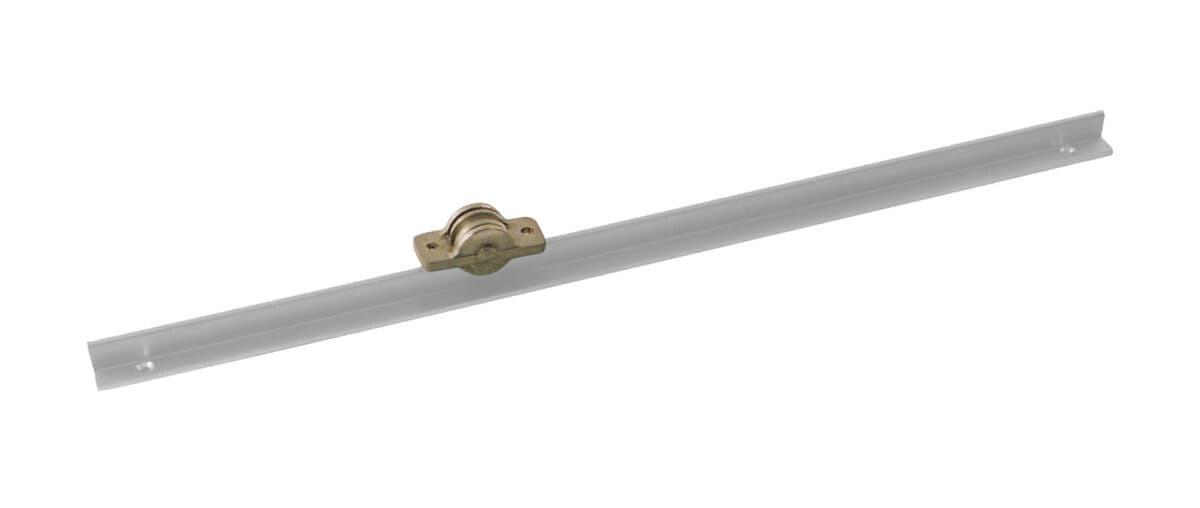 Brass nickel plated wheel pulley - Image 1