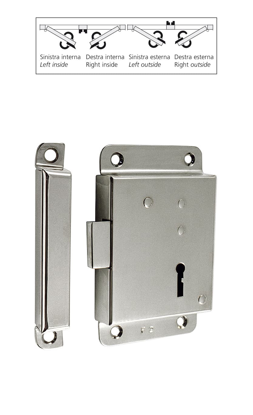 Lock with 3 keys and striker - Image 1