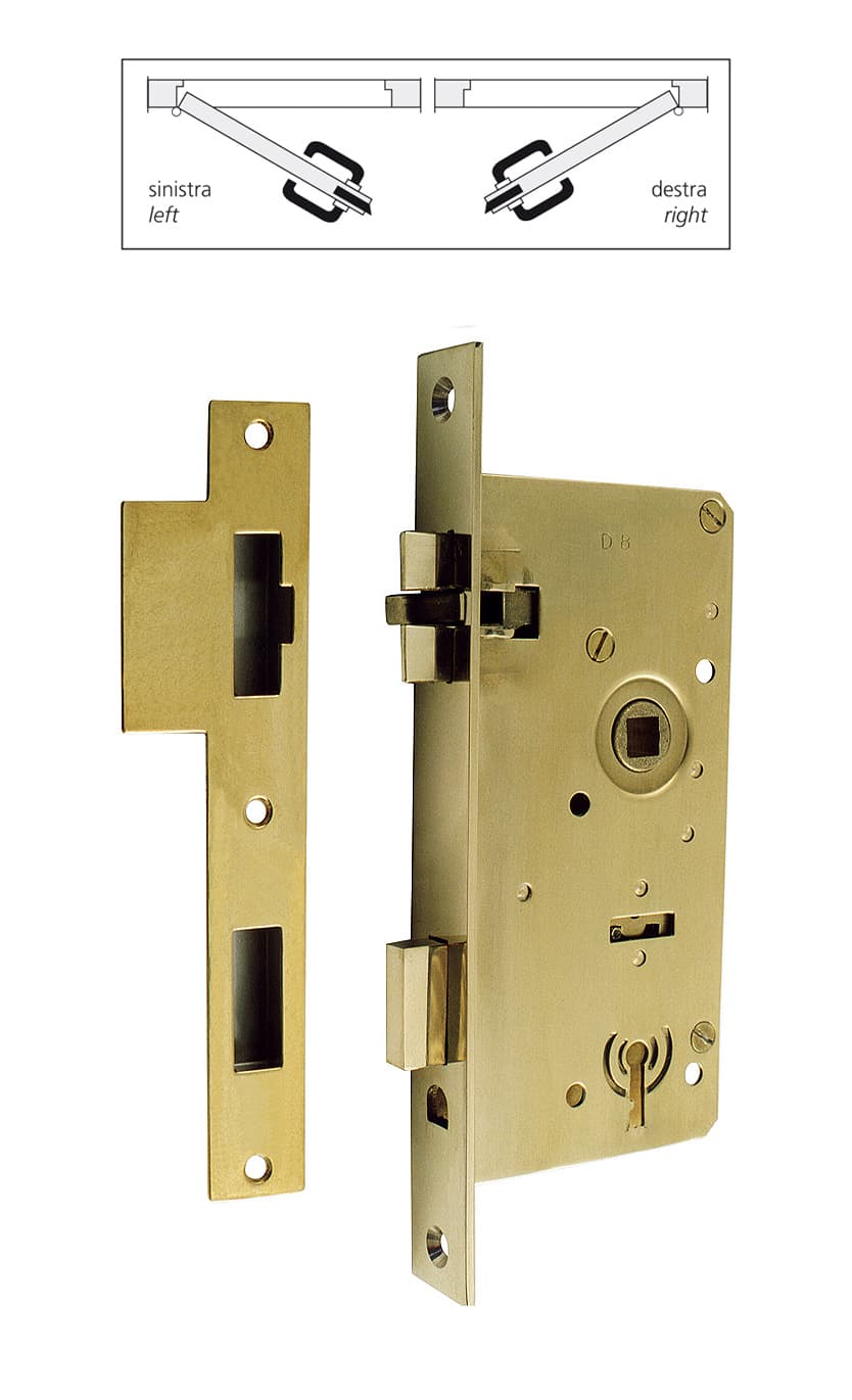 Lock with striking plate and 3 keys - Image 1