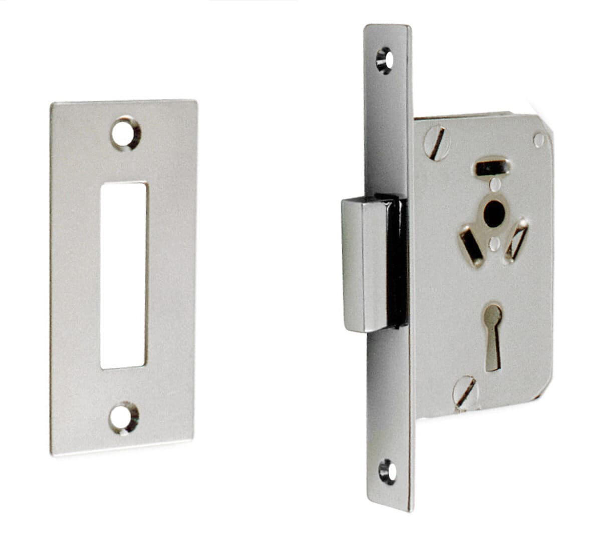 Lock with striking plate and 2 keys - Image 1