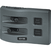 WeatherDeck® 12V DC Waterproof Switch Panel - 2 Position - Image 1