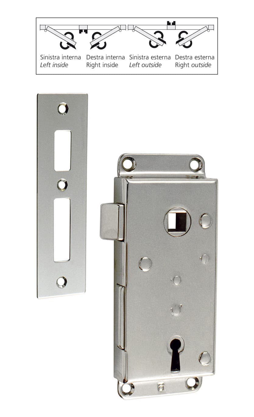 Lock with 2 keys and striker - Image 1
