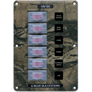 Water-Resistant Circuit Breaker Switch Panel - Camo, 6 Positions - Image 1