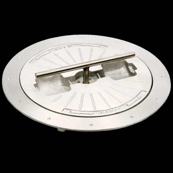 Bomar Commercial Grade Series 23″ Dia Round Non-Hinged Cast Aluminum Watertight Hatch - Weld Ring: Steel | Inside Outside Opening: Yes - Image 1