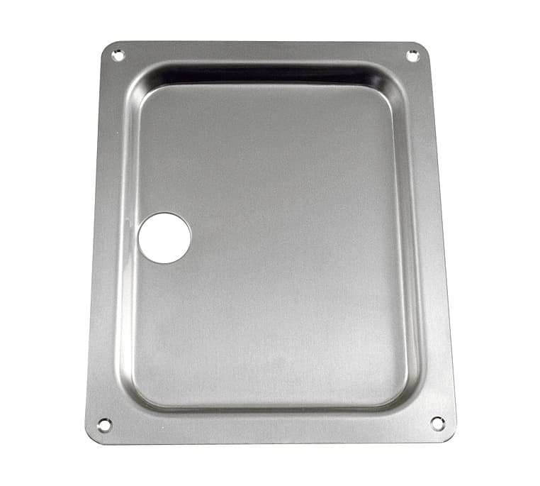 Flush escutcheon, stainless steel - Image 1