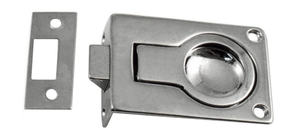 Latch with flush ring handle - Image 1