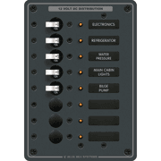 Traditional Metal DC Panel - 8 Positions - Image 1