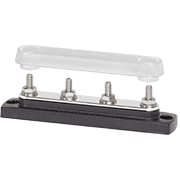 Common 150A BusBar - Four 1/4"-20 Studs with Cover - Image 1