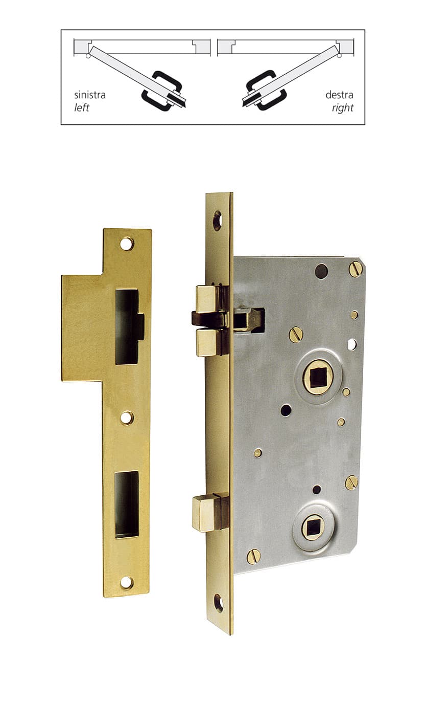 Lock with striking plate - Image 1