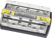 DualBus Plus 150A BusBar - 1/4"-20 Stud 5 Gang - Image 1