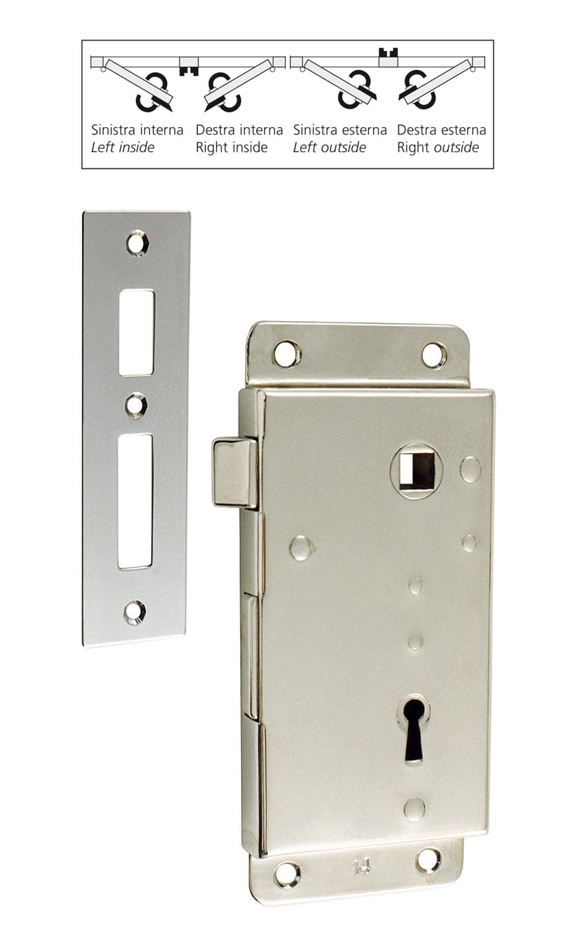 Lock with 2 keys and striker - Image 1
