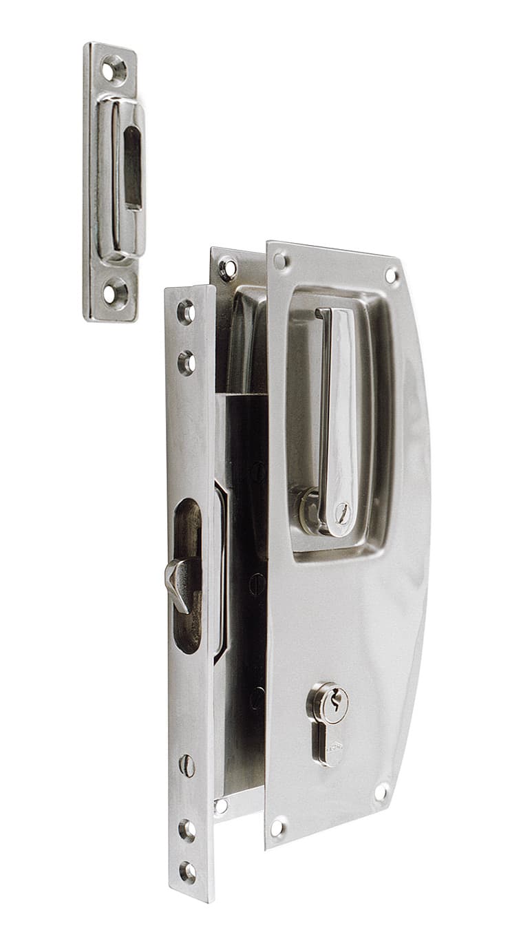 Lockset with stainless steel hook and security - Image 1