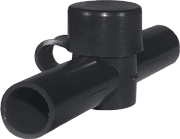 Dual Entry CableCap - Black - Image 1
