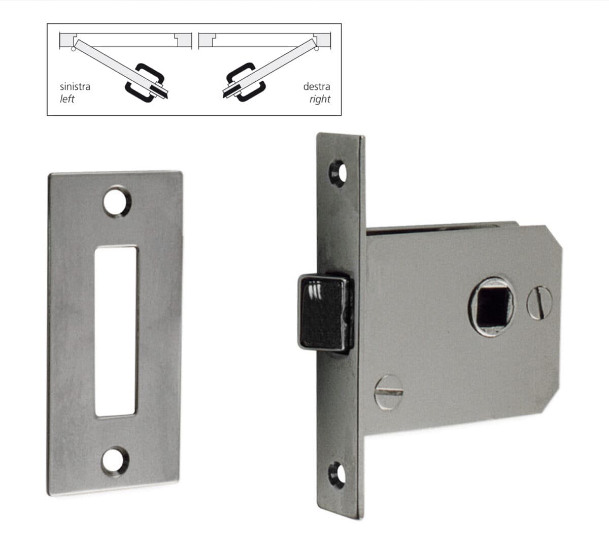 Lock with striking plate - Image 1