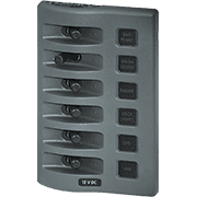 WeatherDeck® 12V DC Waterproof Switch Panel - 6 Position - Image 1