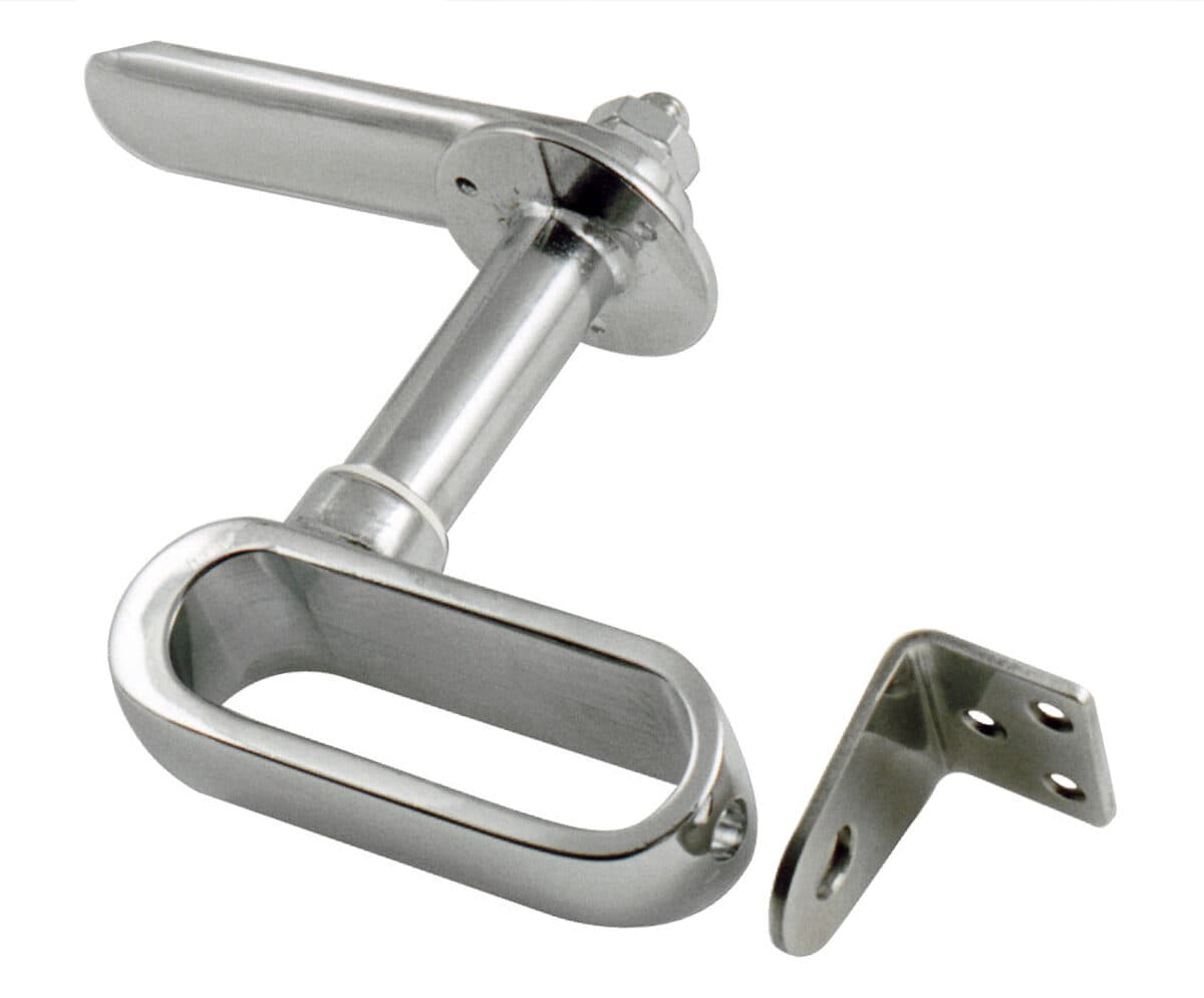Watertight hatch lock with hole for padlock - Image 1