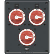 Traditional Metal Dual Bank Battery Management Panel - Image 1
