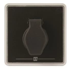 V-CAN panel for electric propulsion with key switch, black - Image 1
