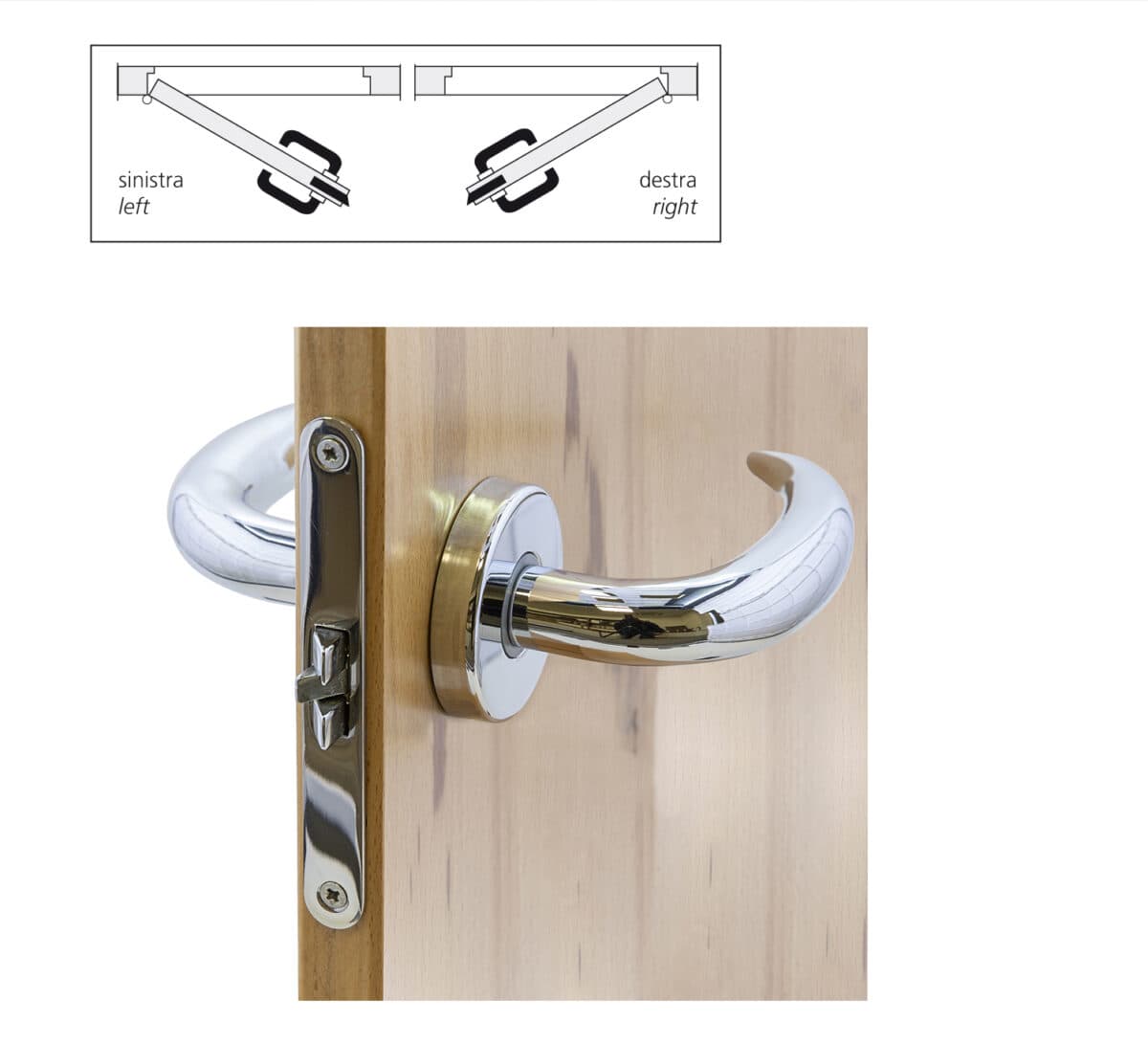 NAUTA HORN SLAM LOCKSET - Image 1