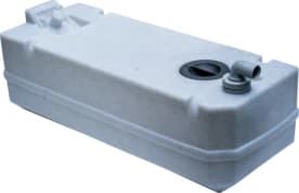 VETUS rigid waste water tank, 80lt, including connections - Image 1