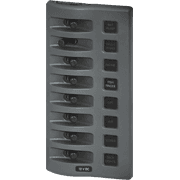 WeatherDeck® 12V DC Waterproof Fuse Panel - Gray 8 Positions - Image 1