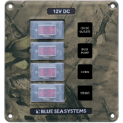 Water-Resistant Circuit Breaker Switch Panel - Camo, 4 Positions - Image 1