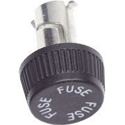 Panel Mount AGC/MDL Fuse Holder Replacement Cap - Image 1