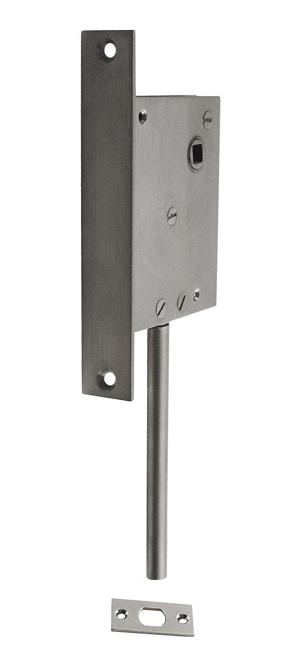 Lock with bar and striking plate - Image 1