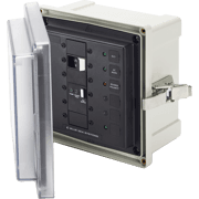 SMS Surface Mount System Panel Enclosure - 120/240V AC / 50A ELCI Main - 1 blank circuit position - Image 1