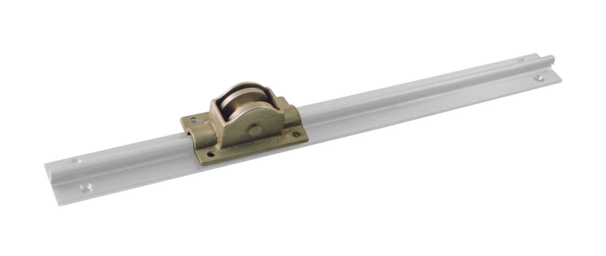 Brass nickel plated wheel pulley - Image 1