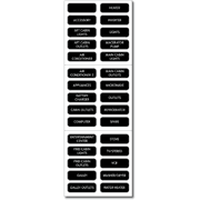 Basic AC Panel Label Set - 30 Labels - Image 1