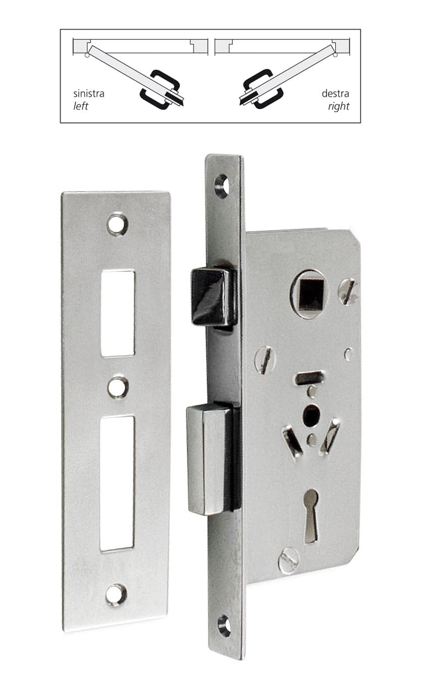 Lock with striking plate and 2 keys - Image 1