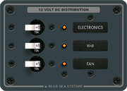 Traditional Metal DC Panel - 3 Positions - Image 1