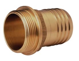 Hose connector, bronze, G 1 1/2 x 38 mm - Image 1