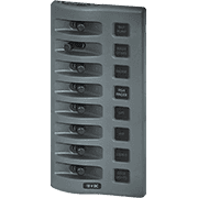 WeatherDeck® 12V DC Waterproof Switch Panel - 8 Position - Image 1